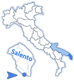 Cartina Salento